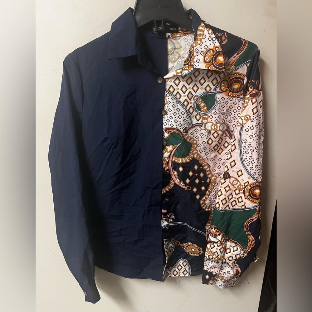 CBR Unisex Collared Button Down Dress Shirt